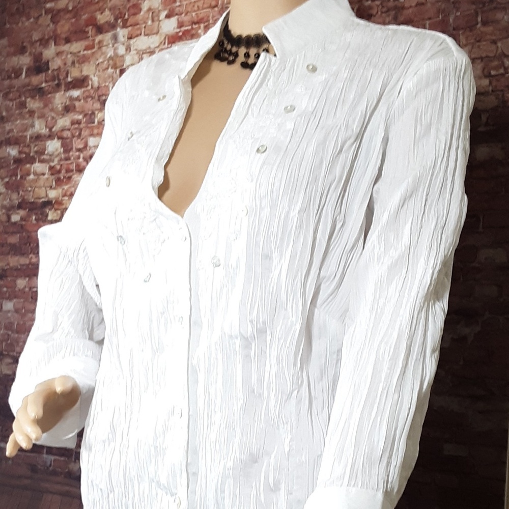 Ashley Stewart ladies plus size 3X spring blouse.